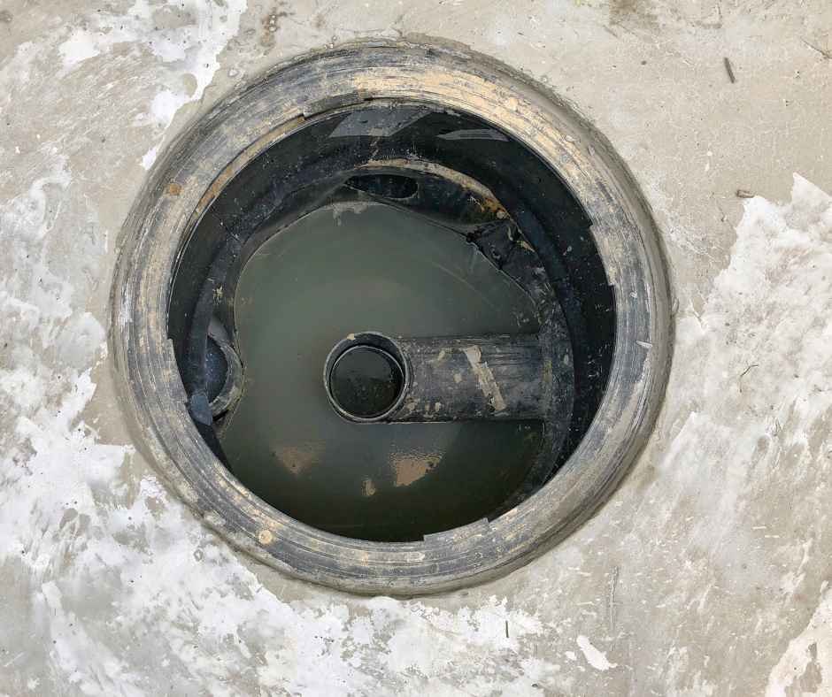 A greasy, clogged drain