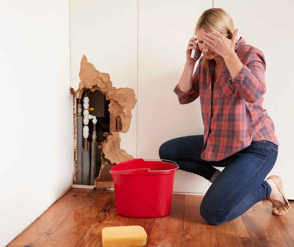 Worrying about a burst pipe